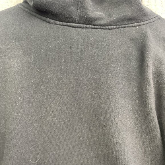 Y2K Analog Black Hoodie Men L Snowboard Full Zip Burton Design Unlikely Futures - Picture 15 of 16